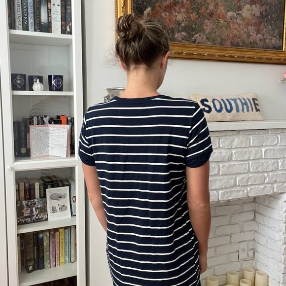 Lulu's Striped T-Shirt Dress - Picture 2 of 2